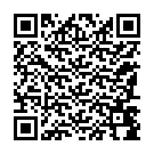 Código QR para número de teléfono +12187484564