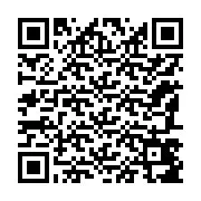 QR-koodi puhelinnumerolle +12187487405