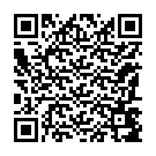 QR-koodi puhelinnumerolle +12187487555