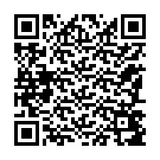 QR-koodi puhelinnumerolle +12187487623