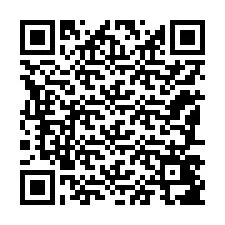 QR код за телефонен номер +12187487625