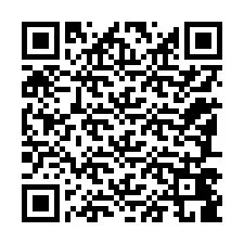 QR-koodi puhelinnumerolle +12187489229