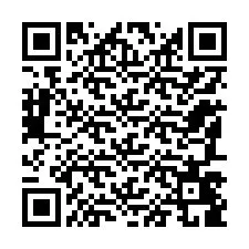 QR-Code für Telefonnummer +12187489507