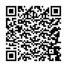 QR-koodi puhelinnumerolle +12187489939