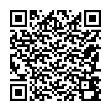 Código QR para número de telefone +12187490227