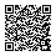 QR код за телефонен номер +12187491196