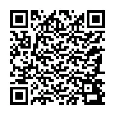 QR kód a telefonszámhoz +12187493688