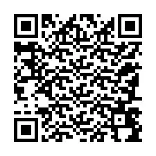 QR Code สำหรับหมายเลขโทรศัพท์ +12187494538