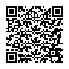 QR-koodi puhelinnumerolle +12187495952