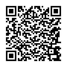 QR-koodi puhelinnumerolle +12187497076