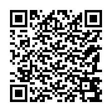 QR Code pour le numéro de téléphone +12187497411