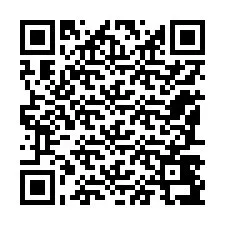 QR kód a telefonszámhoz +12187497967