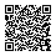 QR-koodi puhelinnumerolle +12187498024