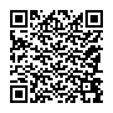 QR kód a telefonszámhoz +12187499239