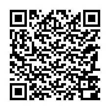 Código QR para número de teléfono +12187500914