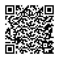 QR код за телефонен номер +12187501473