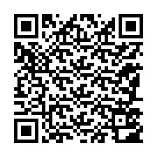 Código QR para número de teléfono +12187502632