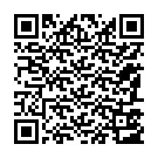 QR Code สำหรับหมายเลขโทรศัพท์ +12187503013