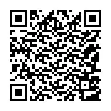 QR kód a telefonszámhoz +12187503535