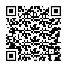 QR код за телефонен номер +12187504481