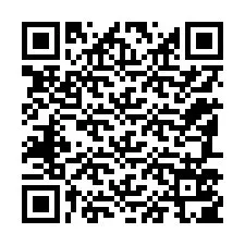 Código QR para número de telefone +12187505609