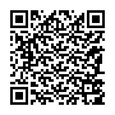 QR-kood telefoninumbri jaoks +12187505622