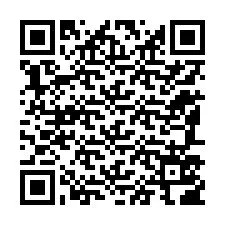 QR-код для номера телефона +12187506606