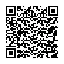 QR-код для номера телефона +12187506607