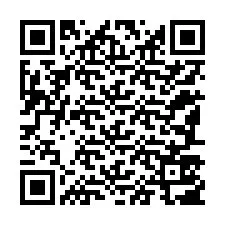 QR код за телефонен номер +12187507930