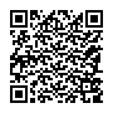 QR kód a telefonszámhoz +12187509629