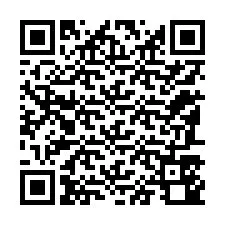 QR-code voor telefoonnummer +12187540859