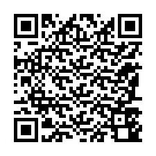 Kod QR dla numeru telefonu +12187540966