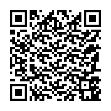 QR-code voor telefoonnummer +12187541114