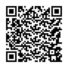 QR-Code für Telefonnummer +12187541115