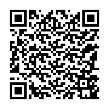 Código QR para número de telefone +12187541260