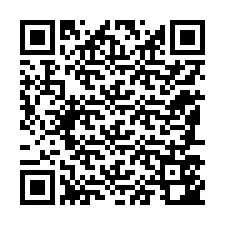 QR-koodi puhelinnumerolle +12187542286