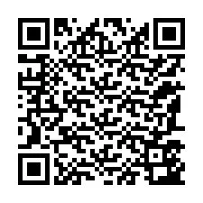 Codice QR per il numero di telefono +12187543154