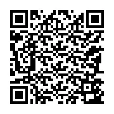 Codice QR per il numero di telefono +12187543238