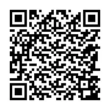 Codice QR per il numero di telefono +12187543296