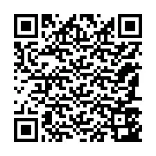 QR kód a telefonszámhoz +12187543985