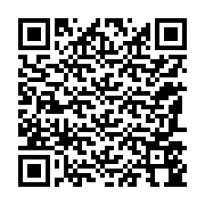 Kode QR untuk nomor Telepon +12187544354