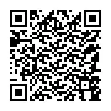 QR Code สำหรับหมายเลขโทรศัพท์ +12187544680