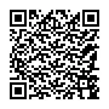 QR-koodi puhelinnumerolle +12187544681