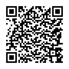 QR-code voor telefoonnummer +12187544826