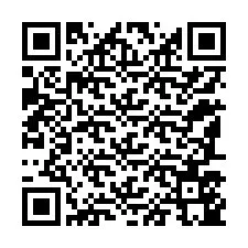 QR kód a telefonszámhoz +12187545560