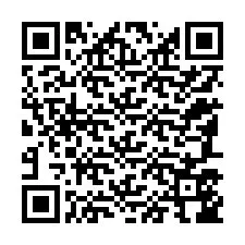 Código QR para número de telefone +12187546108