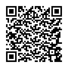 Codice QR per il numero di telefono +12187546308