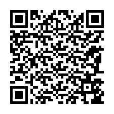 QR-koodi puhelinnumerolle +12187546522