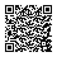 QR-koodi puhelinnumerolle +12187547710