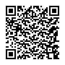 QR код за телефонен номер +12187548153